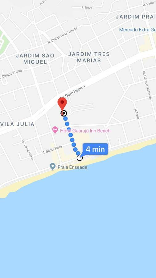 Apto A 2 Min A Pe Da Praia - Edificio Monte Carmel Гуаружа Экстерьер фото